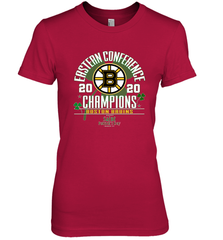 NHL ST PATRICK'S DAY Boston Bruins Fanatics 2020 Eastern Conference Champions Defensive Zone Women's Premium T-Shirt Women's Premium T-Shirt - FordPhuMy