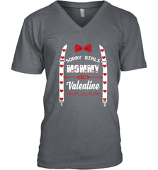 Funny Valentine's Day Bow Tie Present For Your Boys, Son Men's V-Neck Men's V-Neck - FordPhuMy