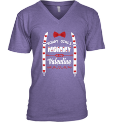 Funny Valentine's Day Bow Tie Present For Your Boys, Son Men's V-Neck Men's V-Neck - FordPhuMy