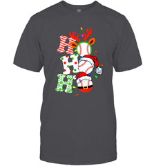 HO HO HO Baseball Santa Hat Christmas Men's T-Shirt Men's T-Shirt - FordPhuMy