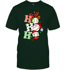 HO HO HO Baseball Santa Hat Christmas Men's T-Shirt Men's T-Shirt - FordPhuMy