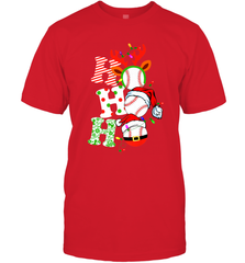 HO HO HO Baseball Santa Hat Christmas Men's T-Shirt Men's T-Shirt - FordPhuMy