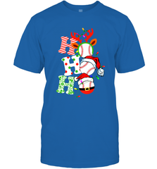 HO HO HO Baseball Santa Hat Christmas Men's T-Shirt Men's T-Shirt - FordPhuMy