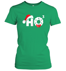 Santa HO HO3 Cubed Funny Christmas Women's T-Shirt Women's T-Shirt - FordPhuMy