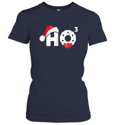 Santa HO HO3 Cubed Funny Christmas Women's T-Shirt