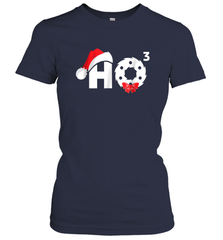 Santa HO HO3 Cubed Funny Christmas Women's T-Shirt Women's T-Shirt - FordPhuMy