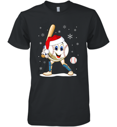 Christmas Baseball Santa Xmas Gift Lover Men's Premium T-Shirt