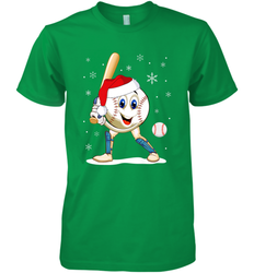 Christmas Baseball Santa Xmas Gift Lover Men's Premium T-Shirt