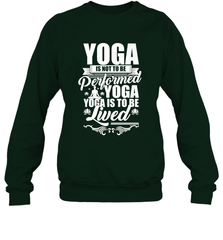 Yoga is More Than Yoga It's a Lifestyle Crewneck Sweatshirt Crewneck Sweatshirt - FordPhuMy