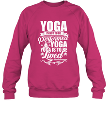 Yoga is More Than Yoga It's a Lifestyle Crewneck Sweatshirt Crewneck Sweatshirt - FordPhuMy