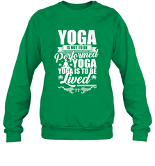 Yoga is More Than Yoga It's a Lifestyle Crewneck Sweatshirt Crewneck Sweatshirt - FordPhuMy