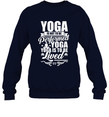 Yoga is More Than Yoga It's a Lifestyle Crewneck Sweatshirt Crewneck Sweatshirt - FordPhuMy