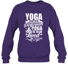 Yoga is More Than Yoga It's a Lifestyle Crewneck Sweatshirt Crewneck Sweatshirt - FordPhuMy