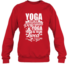 Yoga is More Than Yoga It's a Lifestyle Crewneck Sweatshirt Crewneck Sweatshirt - FordPhuMy
