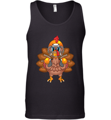 Cool Turkey Football Feathers Funny Thanksgiving Sports Gift Men's Tank Top Men's Tank Top - FordPhuMy
