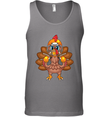 Cool Turkey Football Feathers Funny Thanksgiving Sports Gift Men's Tank Top Men's Tank Top - FordPhuMy