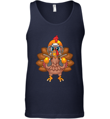 Cool Turkey Football Feathers Funny Thanksgiving Sports Gift Men's Tank Top Men's Tank Top - FordPhuMy