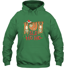 Sloth Christmas Hooded Sweatshirt Hooded Sweatshirt - FordPhuMy