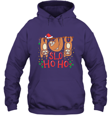 Sloth Christmas Hooded Sweatshirt Hooded Sweatshirt - FordPhuMy