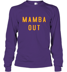 Mamba Out Limited Edition Farewell Tribute Long Sleeve T-Shirt Long Sleeve T-Shirt - FordPhuMy