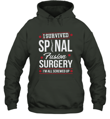 I Survived Spinal Fusion Surgery Hooded Sweatshirt Hooded Sweatshirt - FordPhuMy
