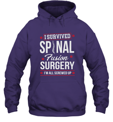 I Survived Spinal Fusion Surgery Hooded Sweatshirt Hooded Sweatshirt - FordPhuMy