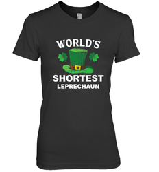 Shortest Leprechaun Funny Family St. Patrick's Day Women's Premium T-Shirt