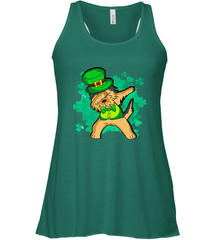 Dabbing Irish Terrier Dog Leprechaun St Patricks Day Ireland Women's Racerback Tank Women's Racerback Tank - FordPhuMy
