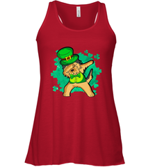 Dabbing Irish Terrier Dog Leprechaun St Patricks Day Ireland Women's Racerback Tank Women's Racerback Tank - FordPhuMy