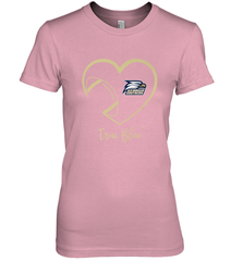 Georgia Southern Eagles Football Inside Heart  Team Women's Premium T-Shirt Women's Premium T-Shirt - FordPhuMy