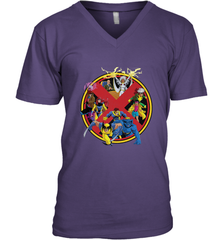Marvel X Men Animated Series Logo Retro 90s Men's V-Neck Men's V-Neck - FordPhuMy