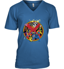 Marvel X Men Animated Series Logo Retro 90s Men's V-Neck Men's V-Neck - FordPhuMy