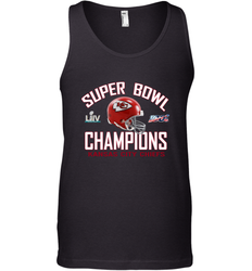 NFL super bowl Kansas City Chiefs Logo Helmet champions Men's Tank Top