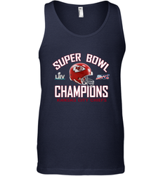 NFL super bowl Kansas City Chiefs Logo Helmet champions Men's Tank Top
