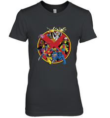 Marvel X Men Animated Series Logo Retro 90s Women's Premium T-Shirt Women's Premium T-Shirt - FordPhuMy