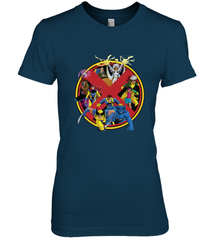 Marvel X Men Animated Series Logo Retro 90s Women's Premium T-Shirt Women's Premium T-Shirt - FordPhuMy