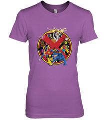 Marvel X Men Animated Series Logo Retro 90s Women's Premium T-Shirt Women's Premium T-Shirt - FordPhuMy