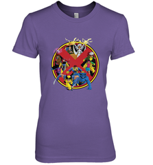 Marvel X Men Animated Series Logo Retro 90s Women's Premium T-Shirt Women's Premium T-Shirt - FordPhuMy