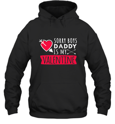 Kids Funny Valentine's Day Present For Your Little Girl, Daughter Hooded Sweatshirt