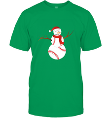 Snowman Baseball Christmas Men's T-Shirt Men's T-Shirt - FordPhuMy