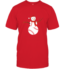 Snowman Baseball Christmas Men's T-Shirt Men's T-Shirt - FordPhuMy