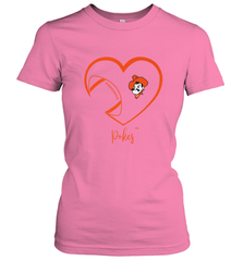 Oklahoma State Cowboys Football Inside Heart  Team Women's T-Shirt Women's T-Shirt - FordPhuMy