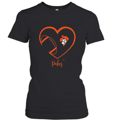 Oklahoma State Cowboys Football Inside Heart  Team Women's T-Shirt Women's T-Shirt - FordPhuMy