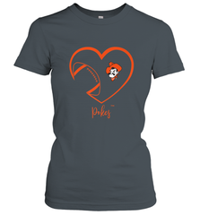 Oklahoma State Cowboys Football Inside Heart  Team Women's T-Shirt Women's T-Shirt - FordPhuMy