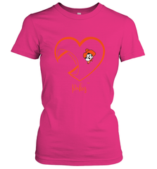 Oklahoma State Cowboys Football Inside Heart  Team Women's T-Shirt Women's T-Shirt - FordPhuMy