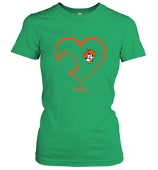 Oklahoma State Cowboys Football Inside Heart  Team Women's T-Shirt Women's T-Shirt - FordPhuMy