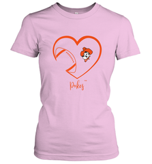 Oklahoma State Cowboys Football Inside Heart  Team Women's T-Shirt Women's T-Shirt - FordPhuMy