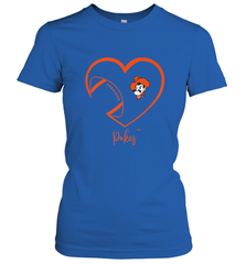 Oklahoma State Cowboys Football Inside Heart  Team Women's T-Shirt Women's T-Shirt - FordPhuMy