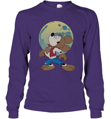 Disney Mickey Mouse Werewolf Halloween Costume Long Sleeve T-Shirt Long Sleeve T-Shirt - FordPhuMy