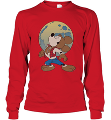 Disney Mickey Mouse Werewolf Halloween Costume Long Sleeve T-Shirt Long Sleeve T-Shirt - FordPhuMy